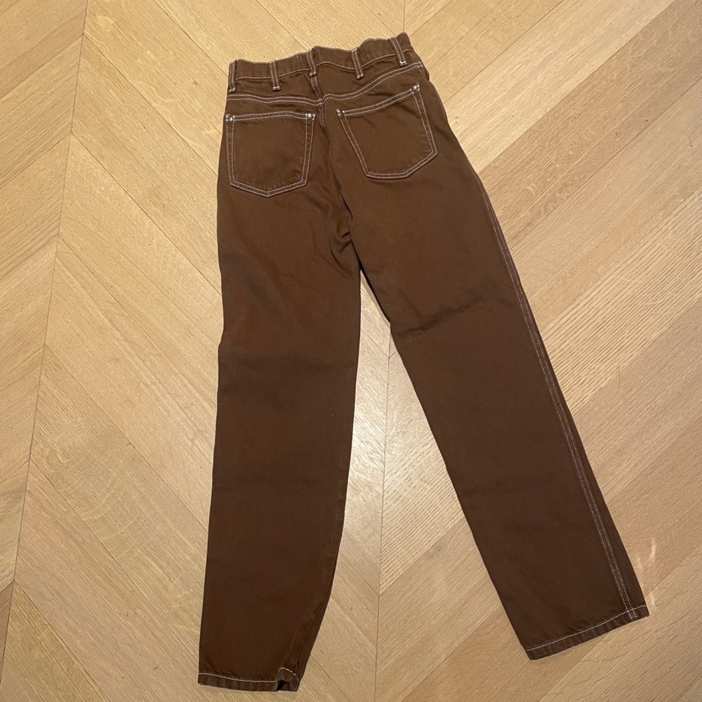 Reformation Chocolate Brown Jeans Size 24